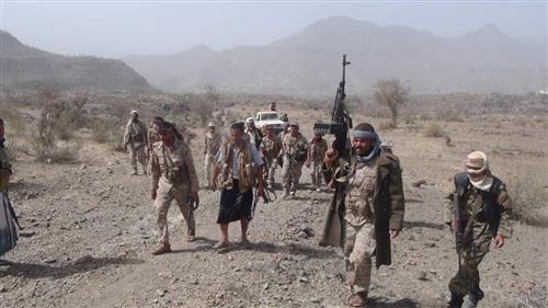 الضالع : مليشيا الحوثي تقصف في الأثناء مناطق الحشاء بالمدفعية الثقيلة والدبابات.