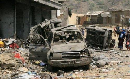 مقتل وجرح مدنيين في قصف مليشيا الحوثي لسوق شعبي في البقع