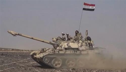 قوات الجيش تطهر محيط البرح من المليشيا وتكبدها 25 قتيلا