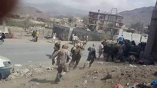    الجيش الوطني يعلن احكامه السيطرة على مدينة قعطبة بالضالع