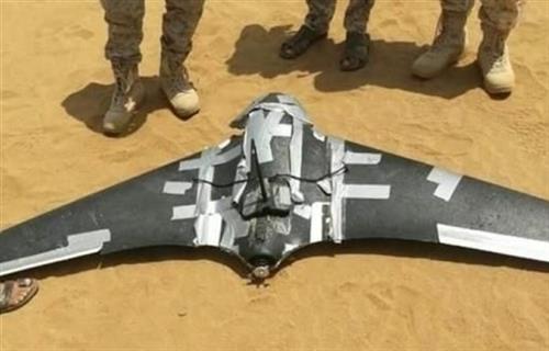   الجيش الوطني يسقط طائرة مسيرة في مران بصعدة
