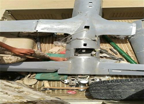 قوات الجيش الوطني تسقط طائرة حوثية مسيرة في الجوف