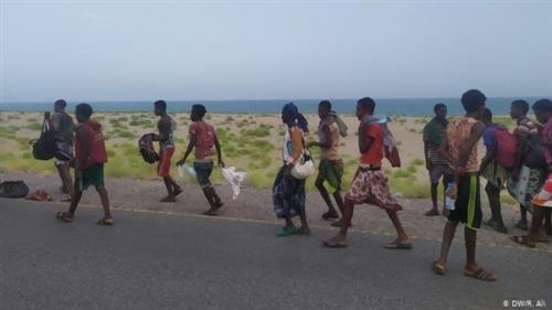    المهاجرون الأفارقة إلى اليمن.. كالمستجير من الرمضاء بالنار