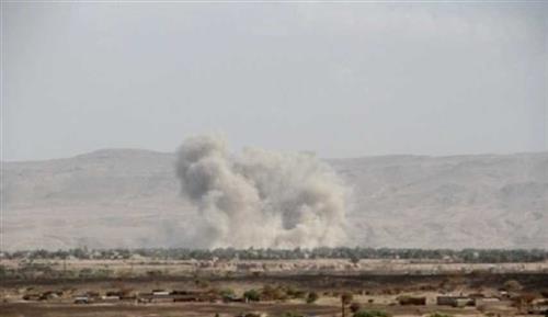   مقتل وإصابة عدد من عناصر المليشيات وتدمير آليات عسكرية بغارات للتحالف في الجوف