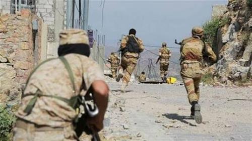 الجيش الوطني يشن هجوما مباغتا على ميليشيا الحوثي في مدينة تعز ويسيطر على عدد من مواقعها