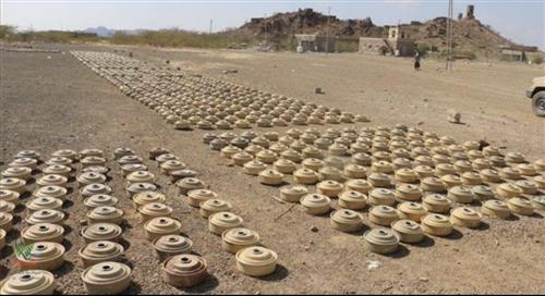 مسام : نزع 4184 لغما زرعها الحوثيون لاستهداف المدنيين باليمن