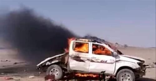 الجوف.. .. إصابة ثلاثة مدنيين جراء انفجار لغم حوثي بسيارة كانت تقلهم في مديرية "خب والشعف"