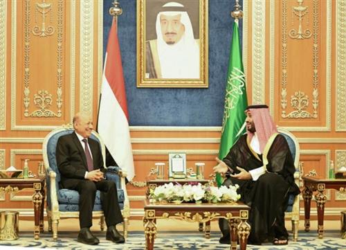  تفاصيل لقاء اعضاء مجلس القيادة الرئاسي بولي العهد السعودي
